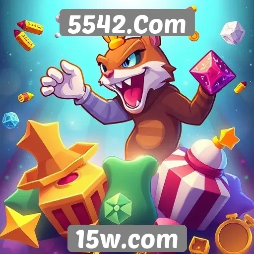 Exploração das categorias de jogos disponíveis no 5542.Com